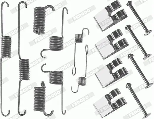 Handler.Part Accessory kit, brake shoes FERODO FBA45 1