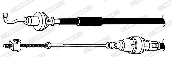 Handler.Part Clutch cable FERODO FCC422834 1