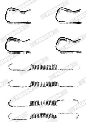 Handler.Part Accessory kit, brake shoes FERODO FBA141 1