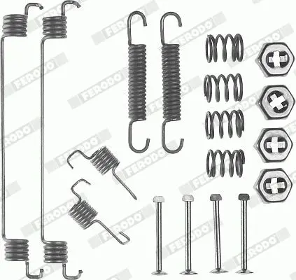 Handler.Part Accessory kit, brake shoes FERODO FBA126 1