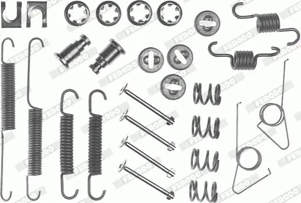 Handler.Part Accessory kit, brake shoes FERODO FBA106 1