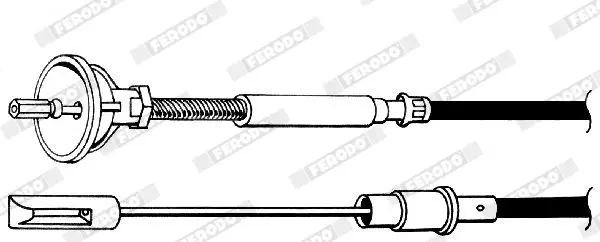 Handler.Part Clutch cable FERODO FCC421117 2