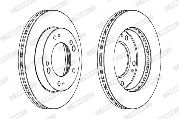 Handler.Part Brake disc FERODO DDF993 2