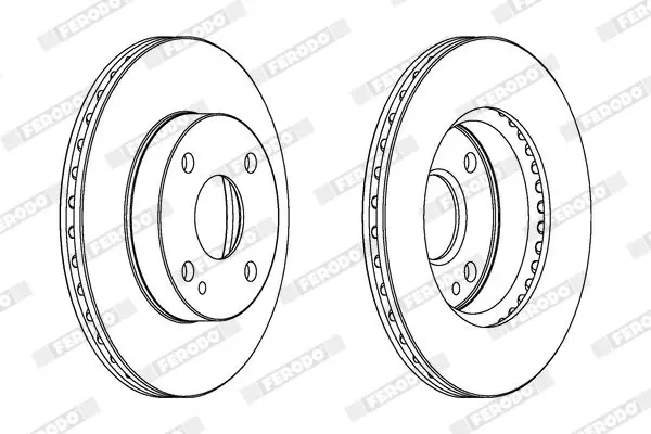 Handler.Part Brake disc FERODO DDF497 2