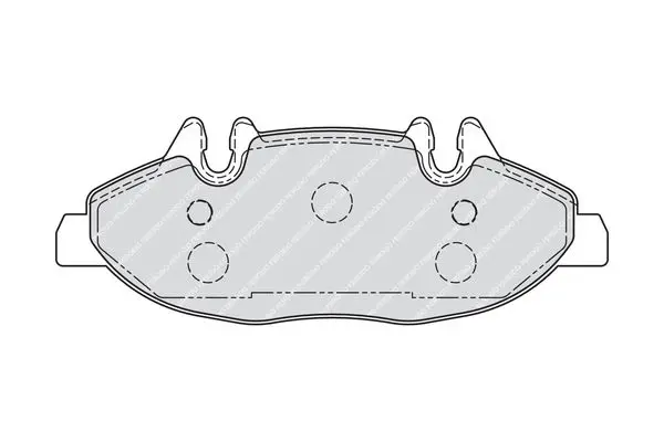 Handler.Part Brake pad set, disc brake FERODO FVR1493 2