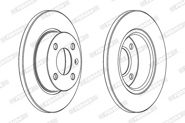 Handler.Part Brake disc FERODO DDF359 2