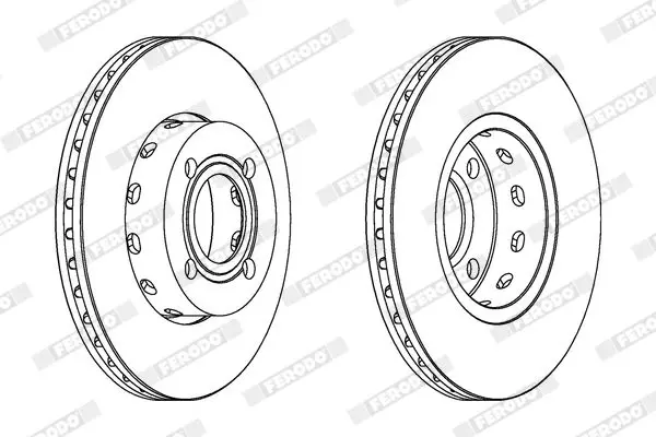 Handler.Part Brake disc FERODO DDF471 2