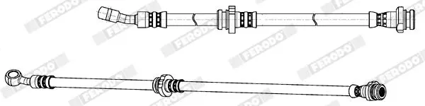 Handler.Part Brake hose FERODO FHY3250 2