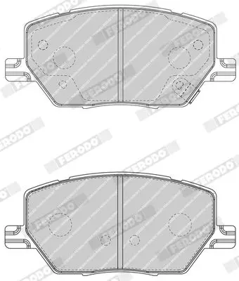 Handler.Part Brake pad set, disc brake FERODO FDB4688 3