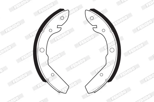 Handler.Part Brake shoe set FERODO FSB82 2