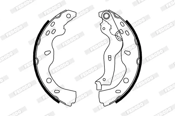 Handler.Part Brake shoe set FERODO FSB691 2