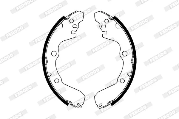 Handler.Part Brake shoe set FERODO FSB686 2