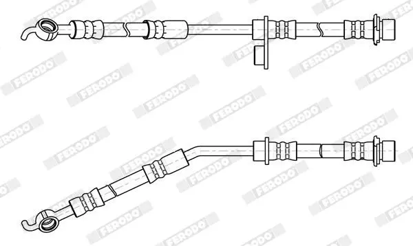 Handler.Part Brake hose FERODO FHY2697 2