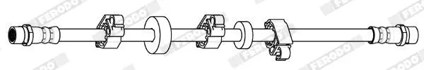 Handler.Part Brake hose FERODO FHY2679 2