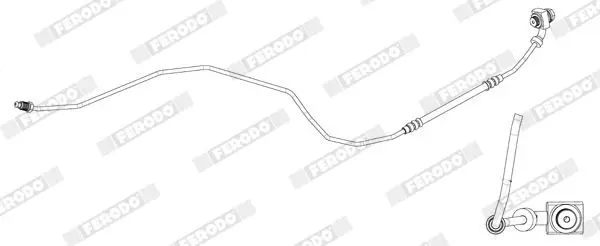 Handler.Part Brake hose FERODO FHY2869 2