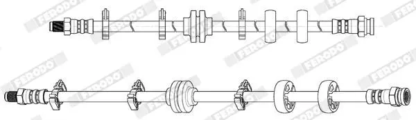 Handler.Part Brake hose FERODO FHY2770 1