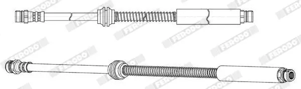 Handler.Part Brake hose FERODO FHY2758 1