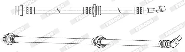 Handler.Part Brake hose FERODO FHY2735 2