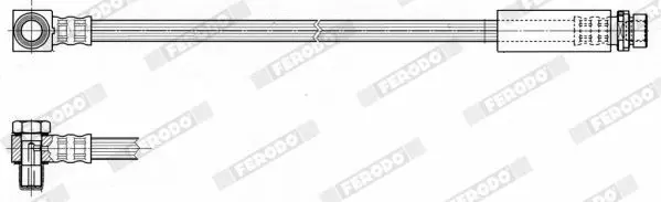 Handler.Part Brake hose FERODO FHY2545 2