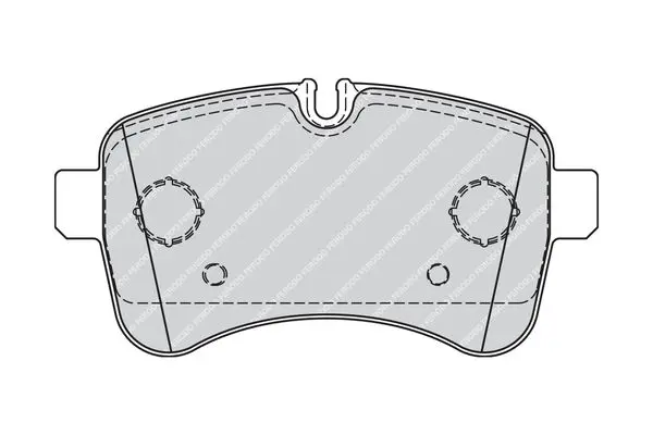 Handler.Part Brake pad set, disc brake FERODO FVR4037 2