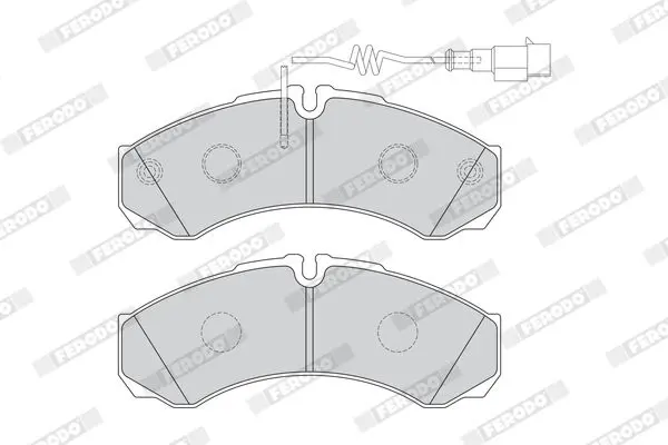 Handler.Part Brake pad set, disc brake FERODO FVR4156 2