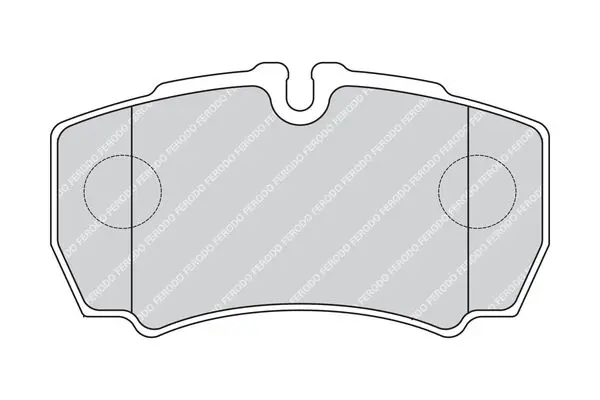 Handler.Part Brake pad set, disc brake FERODO FVR4140 2