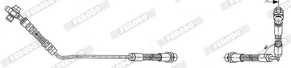 Handler.Part Brake hose FERODO FHY2598 2