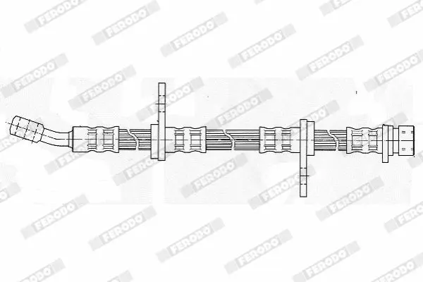 Handler.Part Brake hose FERODO FHY2295 2