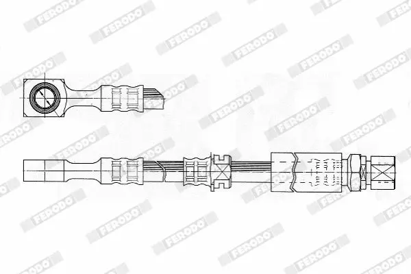 Handler.Part Brake hose FERODO FHY2237 2