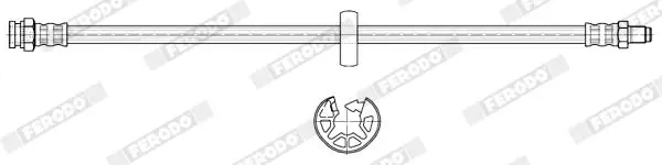 Handler.Part Brake hose FERODO FHY2265 2