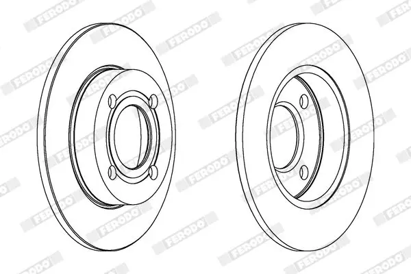 Handler.Part Brake disc FERODO DDF216 2