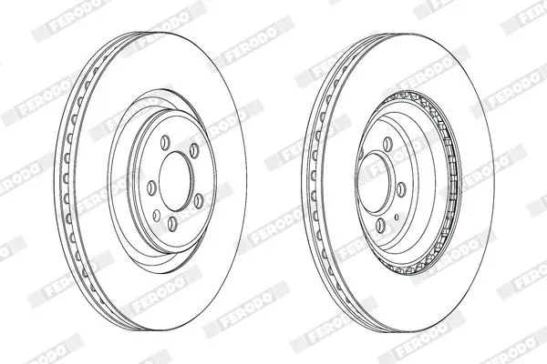 Handler.Part Brake disc FERODO DDF1997C1 2