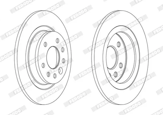 Handler.Part Brake disc FERODO DDF1877C 3