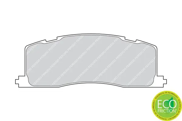 Handler.Part Brake pad set, disc brake FERODO FDB931 2