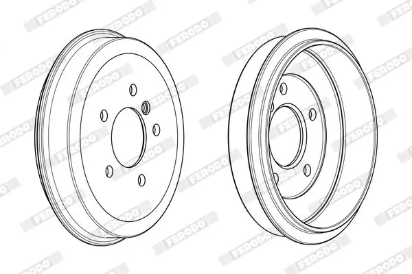 Handler.Part Brake drum FERODO FDR329030 4