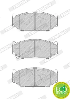 Handler.Part Brake pad set, disc brake FERODO FDB4705 3