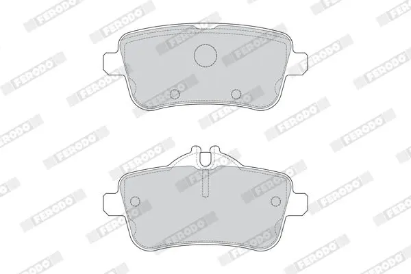 Handler.Part Brake pad set, disc brake FERODO FDB4701 1