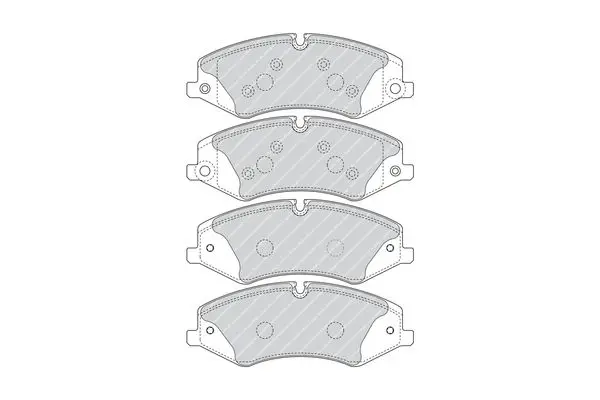 Handler.Part Brake pad set, disc brake FERODO FDB4455 2