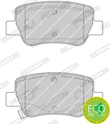 Handler.Part Brake pad set, disc brake FERODO FDB4411 3