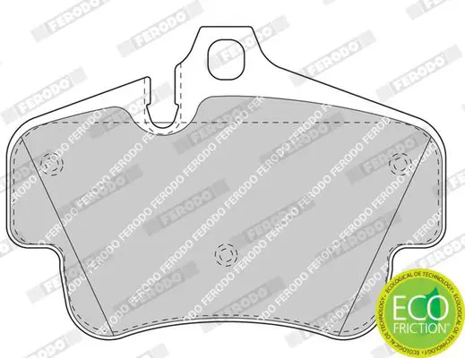 Handler.Part Brake pad set, disc brake FERODO FDB4329 3