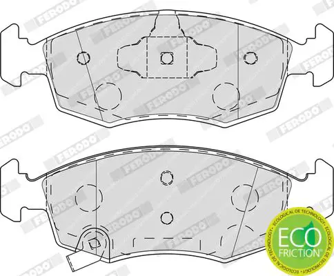 Handler.Part Brake pad set, disc brake FERODO FDB4400 3