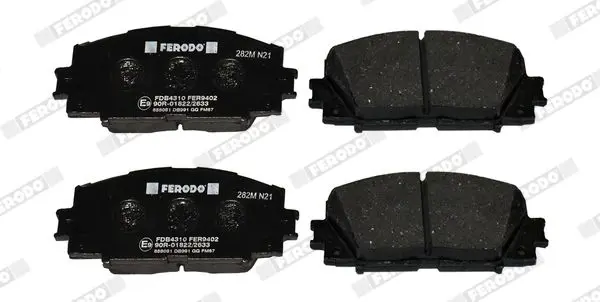 Handler.Part Brake pad set, disc brake FERODO FDB4310 2