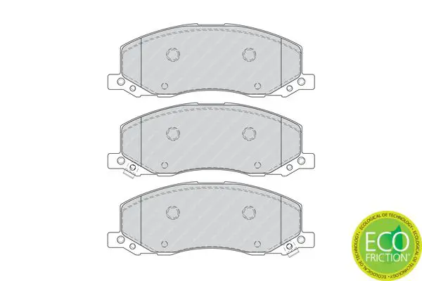 Handler.Part Brake pad set, disc brake FERODO FDB4278 2