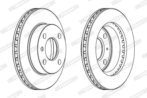 Handler.Part Brake disc FERODO DDF183 2