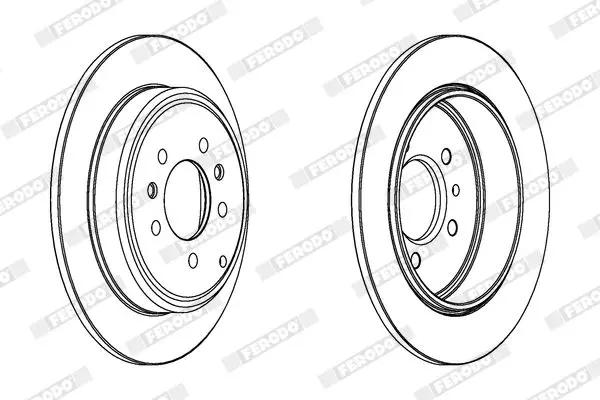 Handler.Part Brake disc FERODO DDF1115 2