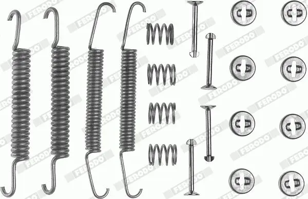 Handler.Part Accessory kit, brake shoes FERODO FBA9 1