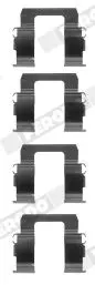 Handler.Part Accessory kit, disc brake pads FERODO FBA490 1