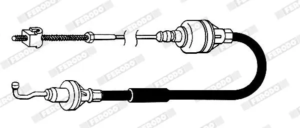 Handler.Part Clutch cable FERODO FCC422086 2