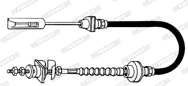 Handler.Part Clutch cable FERODO FCC421066 1