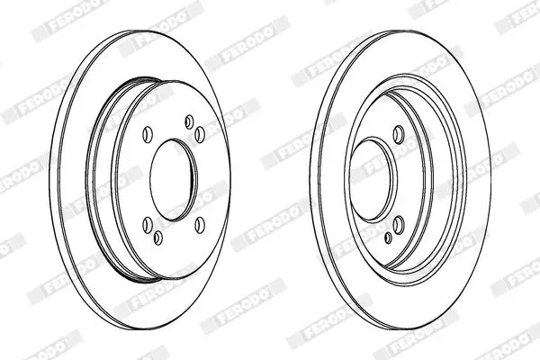 Handler.Part Brake disc FERODO DDF1793C 2